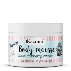 Nacomi, mus do ciała, malinowa babeczka, 180 ml