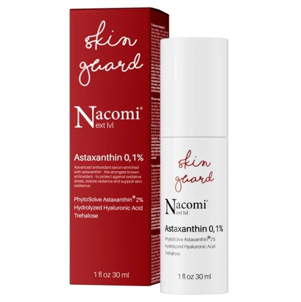 Nacomi Next LVL Astaksantyna 0,1%, serum do twarzy, 30 ml
