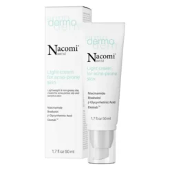Nacomi Next LVL Dermo, lekki krem do skóry trądzikowej, 50 ml