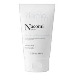 Nacomi Next LVL Dermo, oczyszczająco-łagodzący krem z kwasem salicylowym i niacynamidem, 100 ml