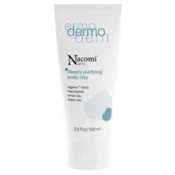 Nacomi Next LVL Dermo, peeling do skóry głowy z białą i zieloną glinką, 100 ml