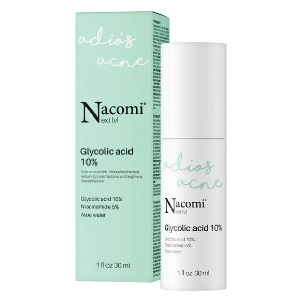 Nacomi Next LVL, serum Kwas Glikolowy 10%, 30 ml