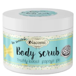 Nacomi, peeling cukrowy, świeże ciasto z papayą, 200 g