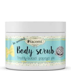 Nacomi, peeling cukrowy, świeże ciasto z papayą, 200 g