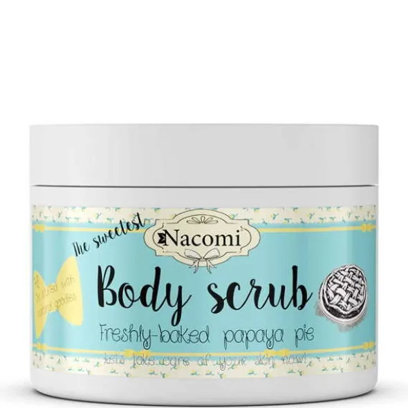 Nacomi, peeling cukrowy, świeże ciasto z papayą, 200 g