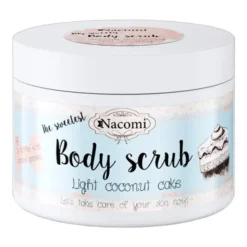 Nacomi, peeling do ciała, lekki kokosowy tort, 200 g