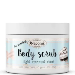 Nacomi, peeling do ciała, lekki kokosowy tort, 200 g