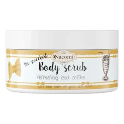 Nacomi, peeling do ciała, odświeżająca, mrożona kawa, 125 g