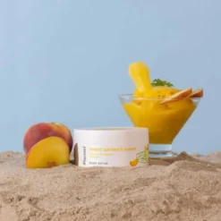 Nacomi, peeling do ciała o zapachu brzoskwiniowego sorbetu z cytryną, 100 ml