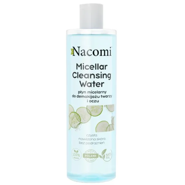 Nacomi, płyn micelarny do demakijażu, łagodzący, 400 ml