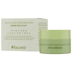 Nacomi Rich&Comfy Regeneration, krem pod oczy Avocado, 15 ml