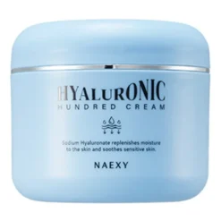 Naexy Hundred, krem do twarzy z kwasem hialuronowym, 100 g