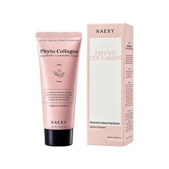 Naexy Phyto Collagen, regenerująca pianka myjąca do twarzy, 100 ml