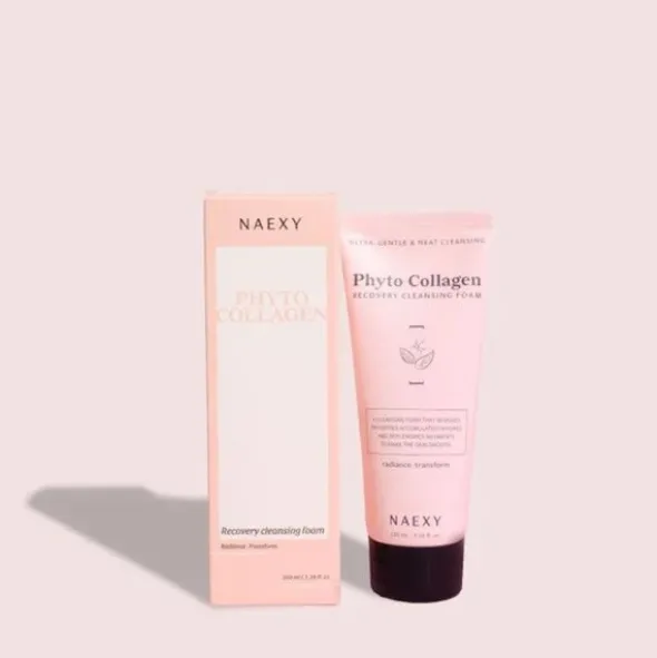Naexy Phyto Collagen, regenerująca pianka myjąca do twarzy, 100 ml