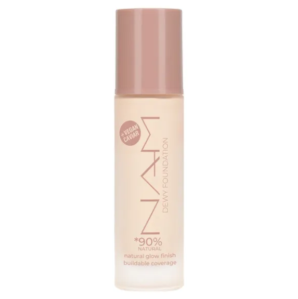 NAM Dewy Foundation, rozświetlający i nawilżający podkład, 2N Naked, 30 ml