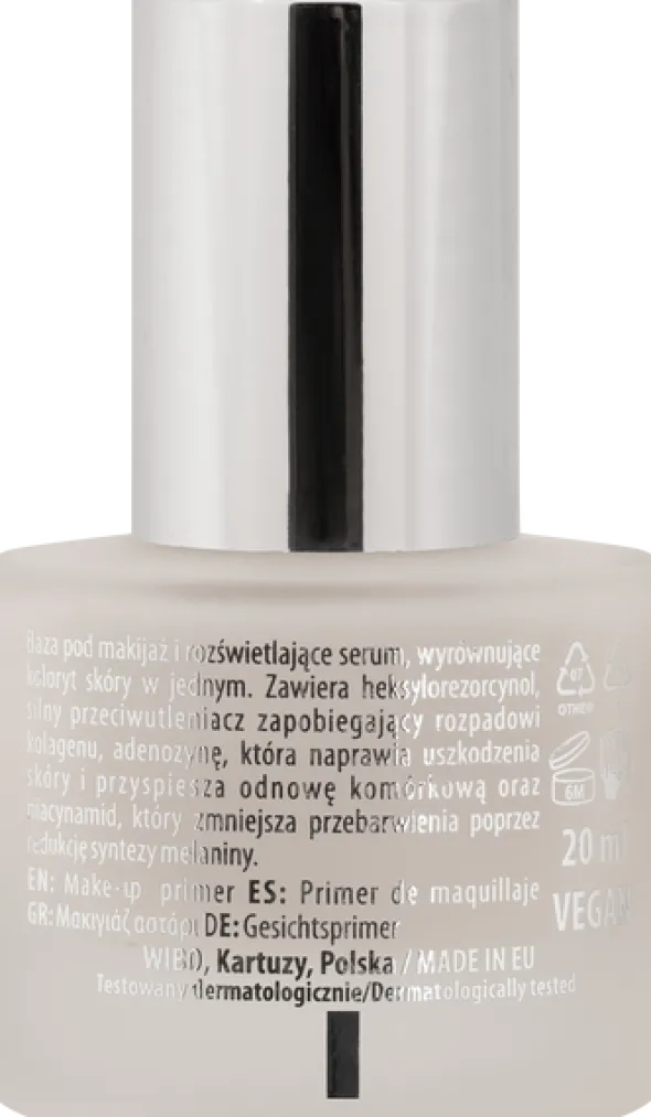 NAM Even Tone Radiant Primer, rozświetlające i nawilżające serum pod makijaż, 20 ml