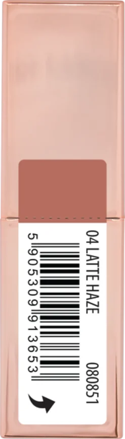 NAM Hydra Gloss Wet Shine Lipstick, nawilżająca pomadka do ust, 4 Latte Haze, 4,5 g