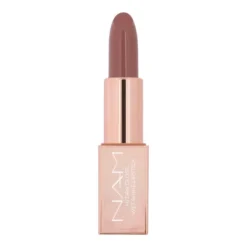 NAM Hydra Gloss Wet Shine Lipstick, nawilżająca pomadka do ust, 4 Latte Haze, 4,5 g