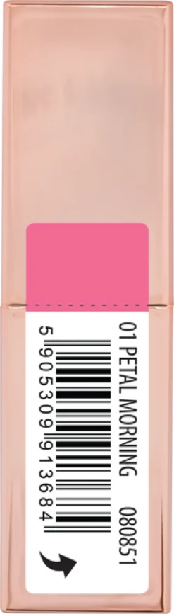 NAM Hydra Gloss Wet Shine Lipstick, nawilżająca pomadka do ust, 1 Petal Morning, 4,5 g