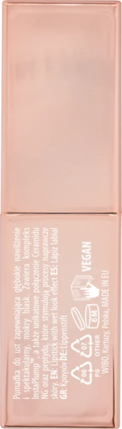 NAM Hydra Gloss Wet Shine Lipstick, nawilżająca pomadka do ust, 5 Dusty Sunset, 4,5 g