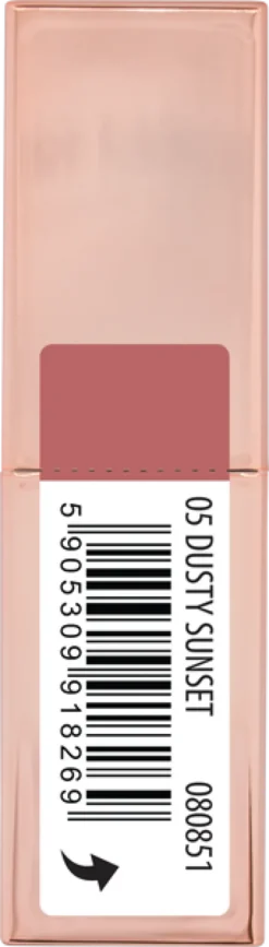 NAM Hydra Gloss Wet Shine Lipstick, nawilżająca pomadka do ust, 5 Dusty Sunset, 4,5 g