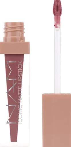 NAM Iconic Matte Lipstick, długotrwała pomadka matowa do ust, 6 Vanilla Queen, 3,5 ml