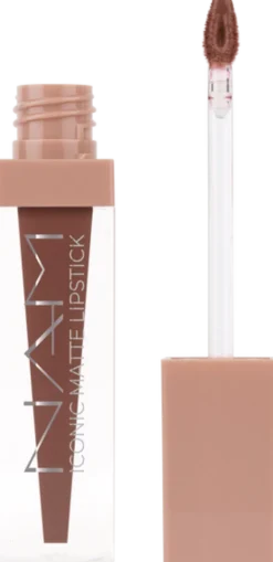 NAM Iconic Matte Lipstick, długotrwała pomadka matowa do ust, 8 Toffee, 3,5 ml