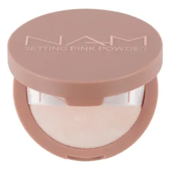 NAM setting pink powder, różowy puder rozświetlający, 8 g