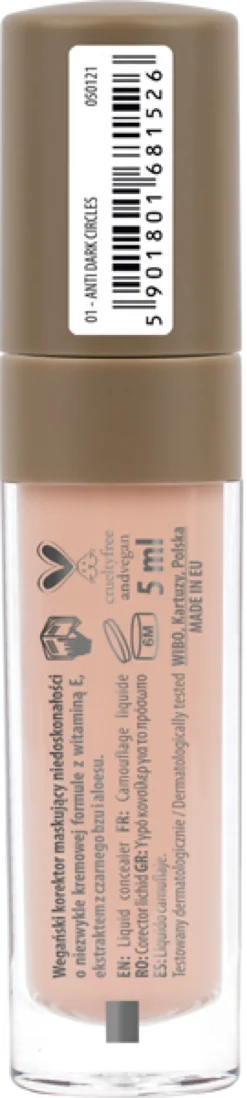 NAM Smart Corrector, korektor korygujący niedoskonałości, 1 Anti Dark Circles, 5 ml