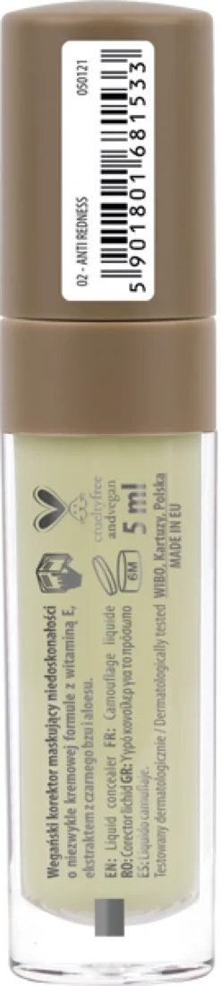 NAM Smart Corrector, korektor korygujący niedoskonałości, 2 Anti Redness, 5 ml
