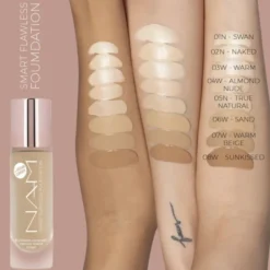 NAM Smart Flawless Foundation, kryjący i matujący podkład, 6 Sand, 30 ml