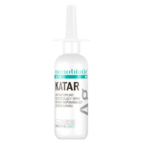 Nanobiotic Med Silver Katar, spray do nosa, 30 ml