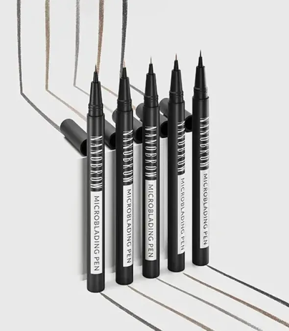 Nanobrow Microblading Pen, precyzyjny pisak do brwi, Warm Blonde, 1 ml