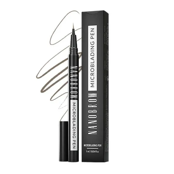 Nanobrow Microblading Pen, precyzyjny pisak do brwi, Warm Blonde, 1 ml