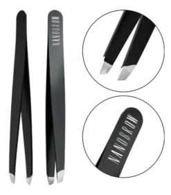 Nanobrow Tweezers, pęseta skośna do brwi, 1 szt.
