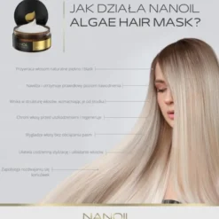 Nanoil Algae Hair Mask, maska do włosów, algi, 300 ml