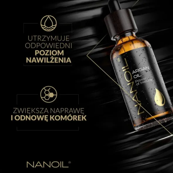 Nanoil, olejek do pielęgnacji, Arganowy, 50 ml