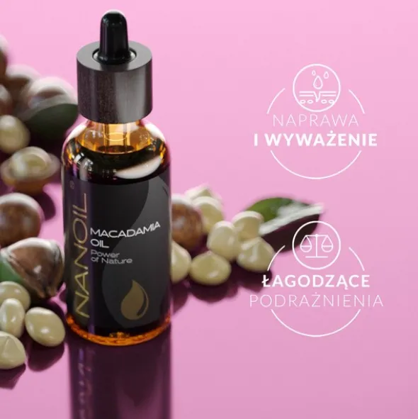 Nanoil, olejek do pielęgnacji, Makadamia, 50 ml