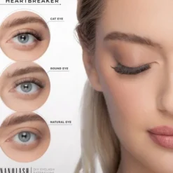 Nanolash DIY Eyelash Extensions Starter Kit, zestaw startowy do aplikacji sztucznych rzęs, Heartbreaker, 1 szt.