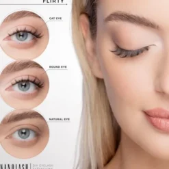 Nanolash DIY Eyelash Extensions Starter Kit, zestaw startowy do aplikacji sztucznych rzęs, Flirty, 1 szt.