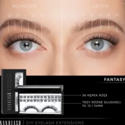 Nanolash DIY Eyelash Extensions Starter Kit, zestaw startowy do aplikacji sztucznych rzęs, Fantasy, 1 szt.