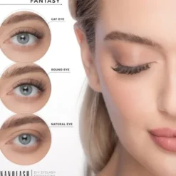 Nanolash DIY Eyelash Extensions Starter Kit, zestaw startowy do aplikacji sztucznych rzęs, Fantasy, 1 szt.
