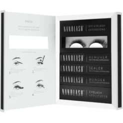 Nanolash DIY Eyelash Extensions Starter Kit, zestaw startowy do aplikacji sztucznych rzęs, Fantasy, 1 szt.