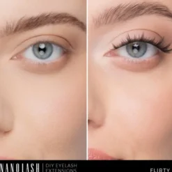 Nanolash DIY Eyelash Extensions, kępki rzęs, Flirty, 36 szt.