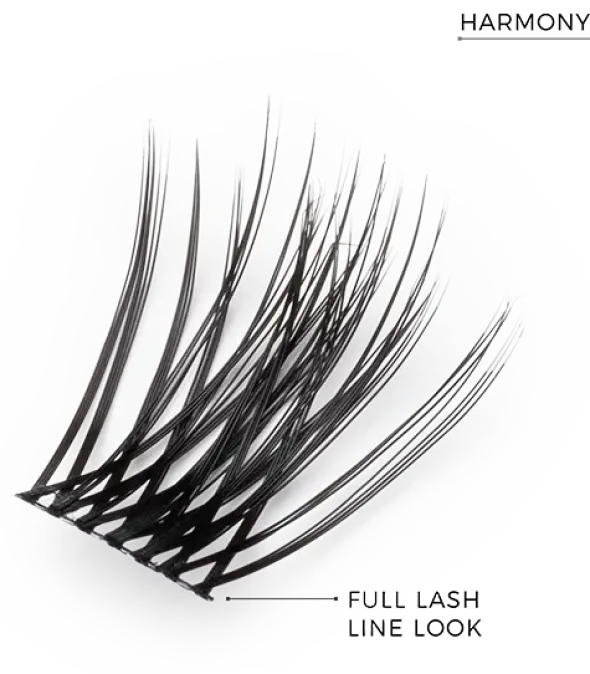 Nanolash DIY Eyelash Extensions, kępki rzęs, Harmony, 36 szt.