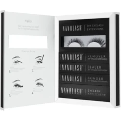 Nanolash DIY Eyelash Extensions Starter Kit, zestaw startowy do aplikacji sztucznych rzęs, Charm, 1 szt.