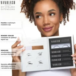 Nanolash DIY Eyelash Extensions Starter Kit, zestaw startowy do aplikacji sztucznych rzęs, Charm, 1 szt.