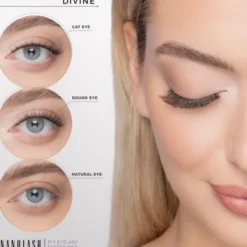 Nanolash DIY Eyelash Extensions Starter Kit, zestaw startowy do aplikacji sztucznych rzęs, Divine, 1 szt.