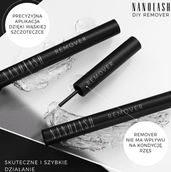 Nanolash DIY Remover, preparat do usuwania sztucznych rzęs, 5 ml