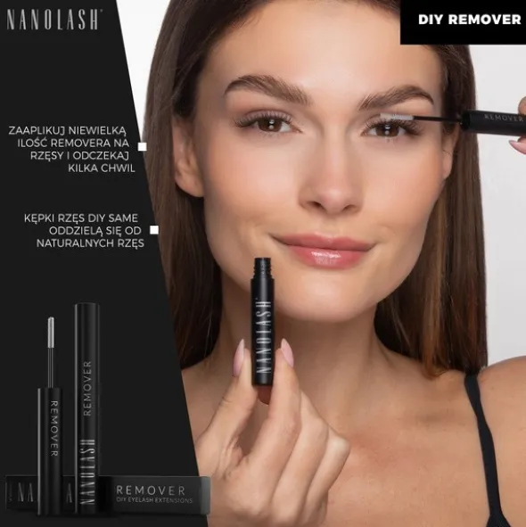 Nanolash DIY Remover, preparat do usuwania sztucznych rzęs, 5 ml